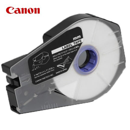 CANON Label Tape for M2 Tube Numbering Machine, 6 mm, White TM-LTC6W