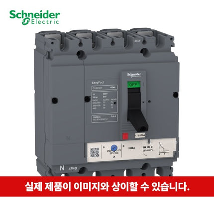 SCHNEIDER Molded Case Circuit Breaker (MCCB), CVS100F, TM16D, 4P3D LV510340