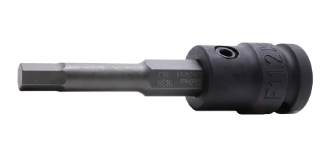 KOKEN 1/2" Drive Long XZN Impact Bit Socket, Replaceable Bit, 14134X Series