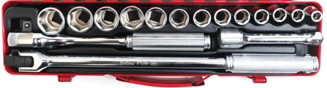 KOKEN 1/2" Drive Socket Set, 12-Point 4255M-12P