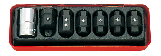 KOKEN 1/2" Drive Drain Plug Socket Set, 7 Pcs 4202