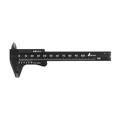 SHINWA Vernier Caliper, Plastic, Mini S-19515 0.1-100mm