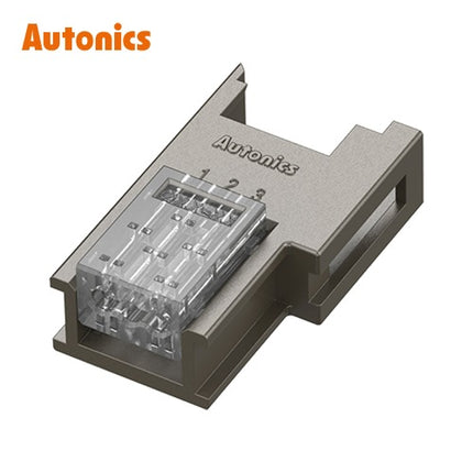 AUTONICS Sensor Connector, Wire-Mount Plug Socket, Gray (Pack of 50) CNE-S03-GY