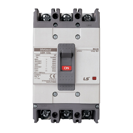 LS ELECTRIC Metasol Molded Case Circuit Breaker  MCCB Standard  ABH103c 50A