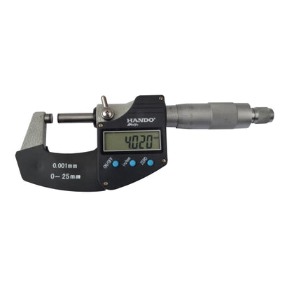HANDO Digital Outside Micrometer M293-240M 0-25MMX0.001