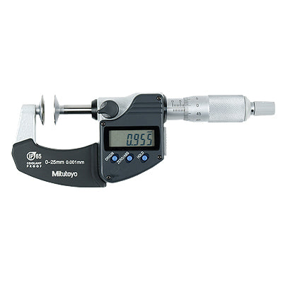 MITUTOYO Digital Micrometer, Disc 323-251-30 25-50MMX0.001