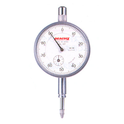 PEACOCK Dial Indicator, Low Measuring Force Type 0.4N 107-E