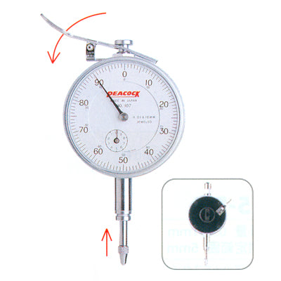 PEACOCK Dial Indicator, Lever Type 107-LL