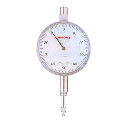 PEACOCK Dial Indicator, Compact 17 0.01MMX1MM