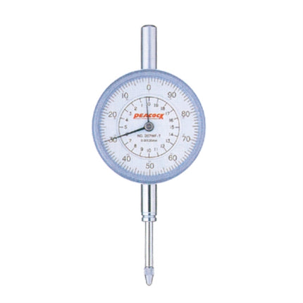 PEACOCK Dial Indicator, Pointer Flat Back, Reverse Scale 207WF-T