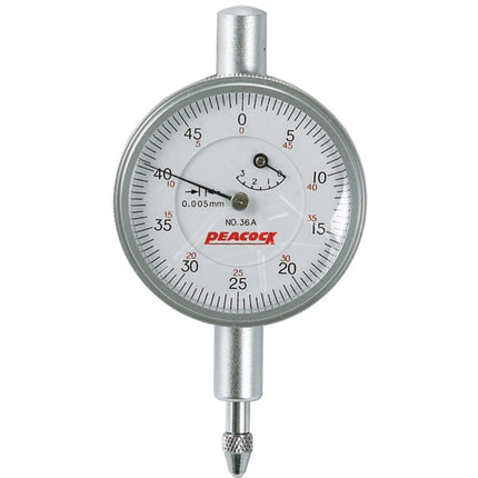 PEACOCK Dial Indicator, Compact 36-A 3MMX0.005(D40.8mm)