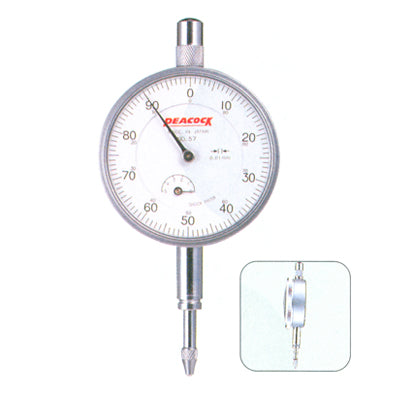 PEACOCK Dial Indicator (Flat Back Type) 57-F