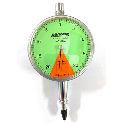 PEACOCK Dial Indicator, One-Revolution 36-Z 0.4MMX0.005