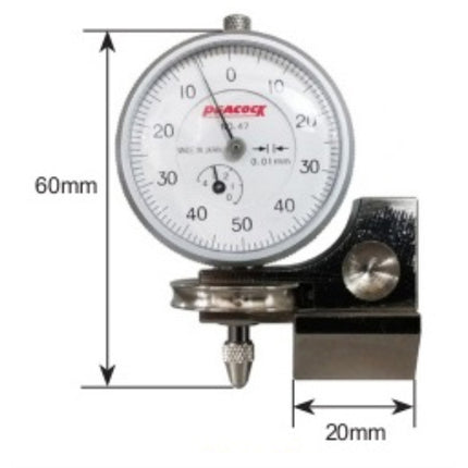 PEACOCK Dial Step Gauge HD-47SG