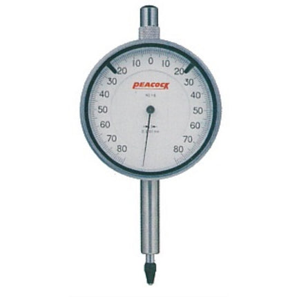 PEACOCK Dial Indicator, One-Revolution Type (Lug Back) 18L 0.16X0.001MM