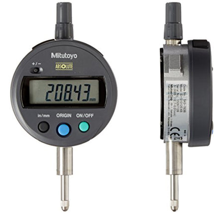 MITUTOYO Digital Indicator, Inch/mm 543-783-10