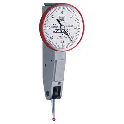 TESA Dial Indicator, Ruby Ball T-18.11000 0.01MMX0.8/L12.53