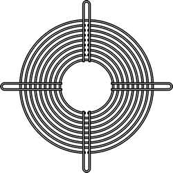 SANYO DENKI DC Fan Outlet Finger Guard (109-620)