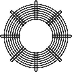 SANYO DENKI Outlet Finger Guard (109-721)