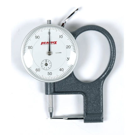 PEACOCK Dial Pipe Gauge P-1 10MMX0.01