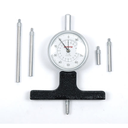 PEACOCK Dial Depth Gauge, Interchangeable Point T-1W 220MMX0.01(4)