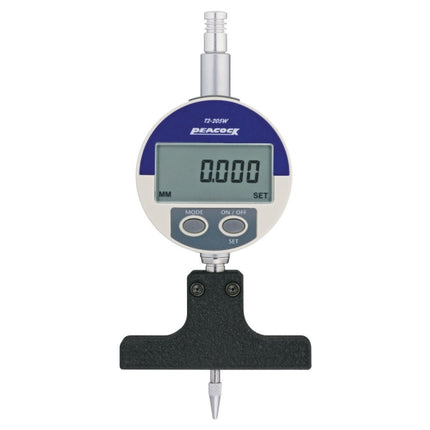 PEACOCK Digital Depth Gauge, With Data Output T2-257W