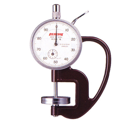 PEACOCK Dial Thickness Gauge (Anvil 30mm) G-30 10MMX0.01/(flat anvil30mm)