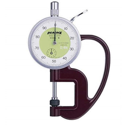 PEACOCK Dial Thickness Gauge G-0.4N 10MMX0.01/0.4N