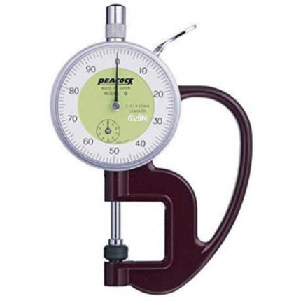 PEACOCK Dial Thickness Gauge G-0.25N 10MMX0.01/0.25N