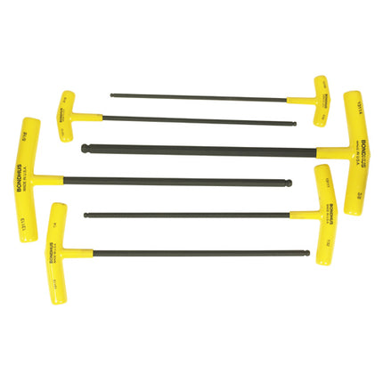 BONDHUS T-Handle Ball Hex Key Set 13146