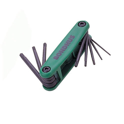 BONDHUS Star Key Set Folding