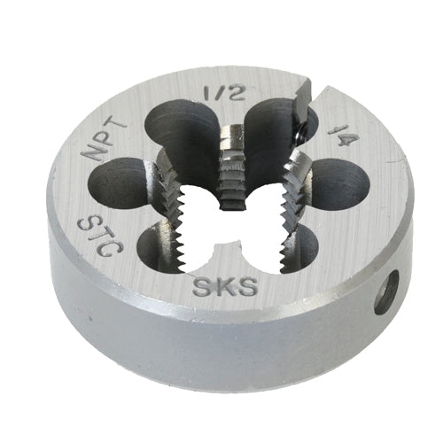 Super Tool Pipe Round Die (SKS Tool Steel) PT1/16–PT2