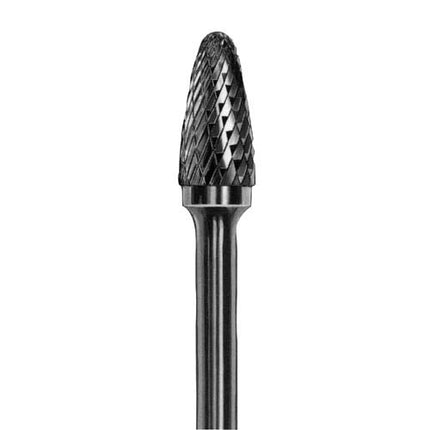 YG-1 Carbide Rotary Burr, Tree, Radius End (SF), 6mm Shank, Double Cut
