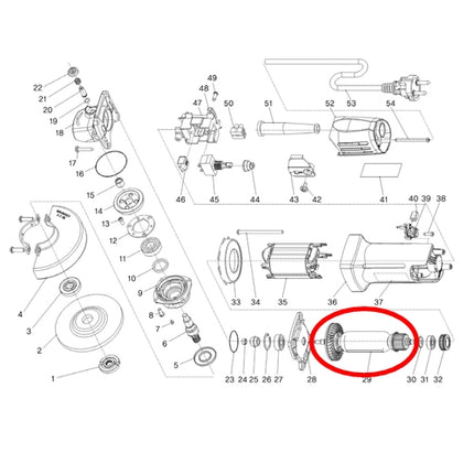 KEYANG Armature (Rotor) 3001340 for DG-100B