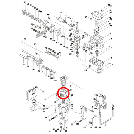KEYANG Stator (Field Coil) 3012261 for PHD-38