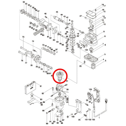 KEYANG Armature (Rotor) 3002260 for PHD-38