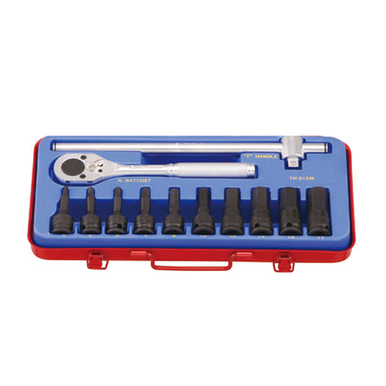 GENIUS TOOLS Hex Bit Socket Set TH-312M