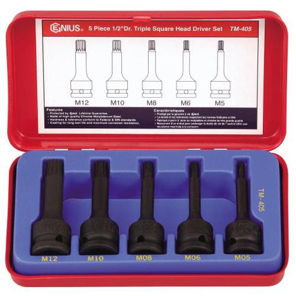 GENIUS TOOLS Impact Star Bit Socket Set 12-Point