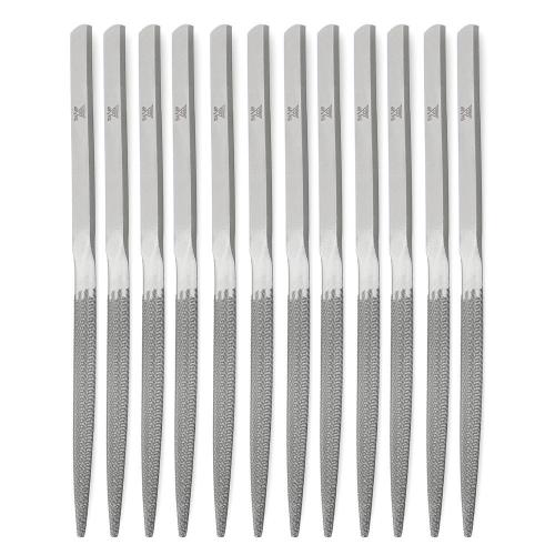 SAMICK Needle File Set Medium Cut HalfRound(12pc Set)