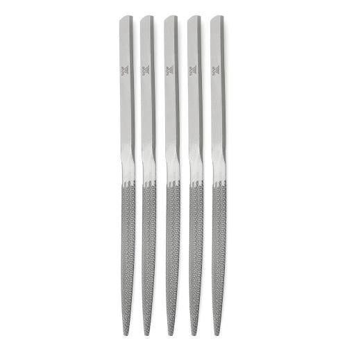 SAMICK Needle File Set Medium Cut HalfRound(5pc Set)