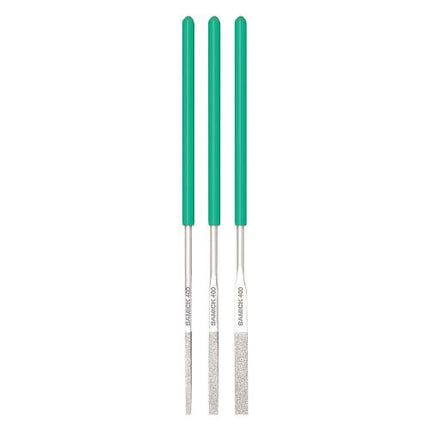 SAMICK Diamond File for Mold 3pc Set200#Red