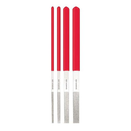 SAMICK Diamond File for Mold 4pc Set200#Red