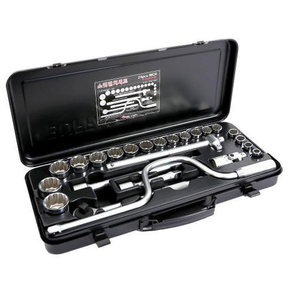 SESHIN BUFFALO Socket Wrench Set 1/2*24P INCH