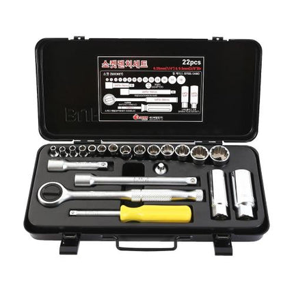 SESHIN BUFFALO Socket Wrench Set 1/4,3/8*22P