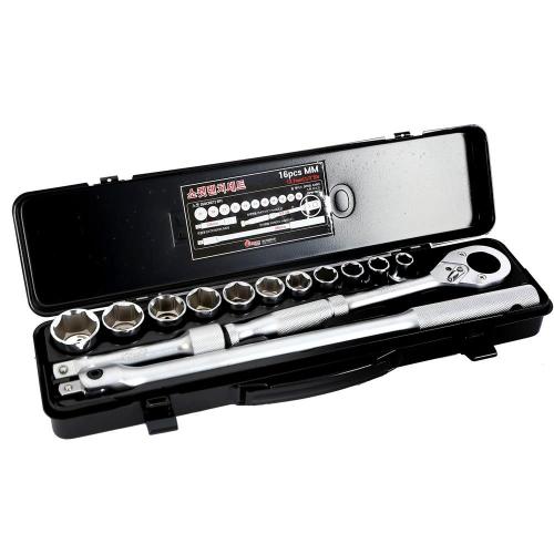 SESHIN BUFFALO Socket Wrench Set 1/2*16P mm (Roly-Poly Head)