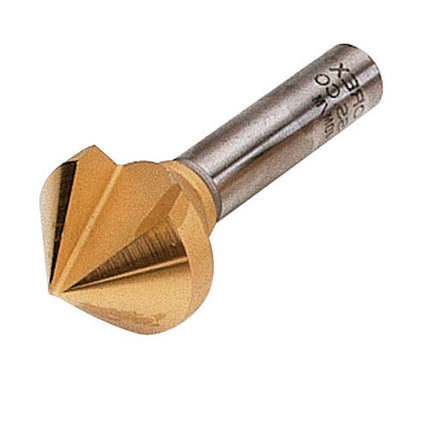 KOMAX Single-Flute Countersink 6mm–50mm, TiN Coated