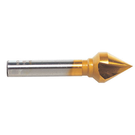 KOMAX Single-Flute Countersink 10mm–30mm, TiN Coated