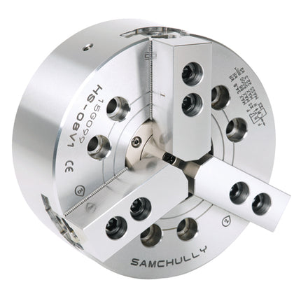 SAMCHULLY High-Speed Hydraulic Power Chuck, Through-Hole HS-08 (3-JAW)