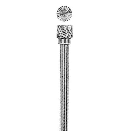 TNC SHARK Carbide Rotary Burr, Cylindrical, End Cut (SB), 3mm Shank, Double Cut, Ø6.3×4.7mm