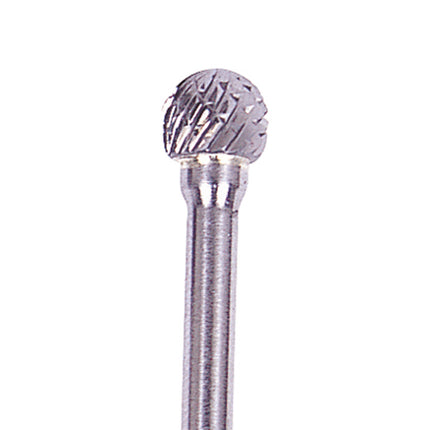 YG-1 Carbide Rotary Burr, Ball (SD), 3mm Shank, Double Cut, Ø6.3×5mm